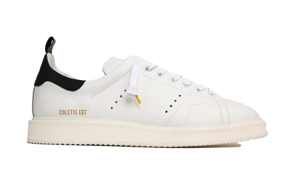 Off-White c/o Virgil Abloh Low Vulcanized Sneakers | Sneakers, White c,  Golden goose sneaker